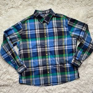 Eddie Bauer Favorite Flannel Classic Fit Shirt in Plaid, size XL